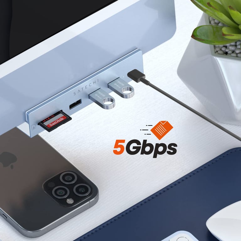 Satechi Hub USB C Clamp pour iMac 24 - vue 5