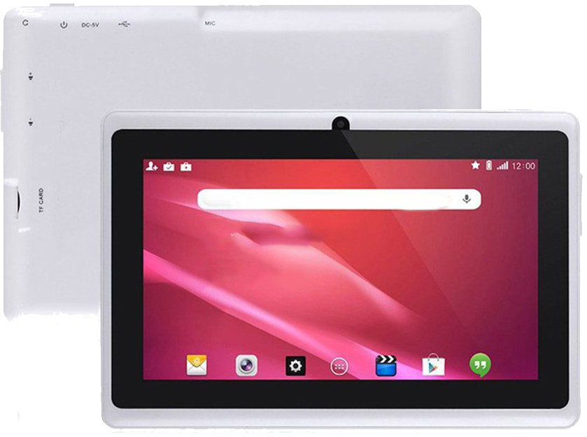 Tablette Tactile Android 4.4 Kitkat 7 Pouces Dual Core 36Go Dual Cam Flash Blanc Plastique YONIS