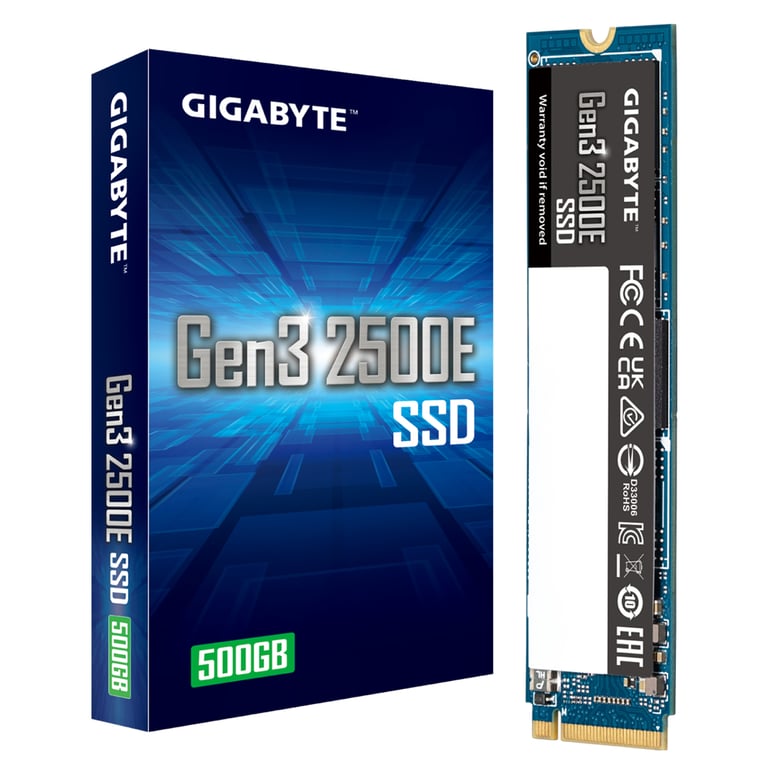 GIGABYTE Gen3 SSD 500GB 500 Go .2 PCI Express 3.0 NVMe Neuf