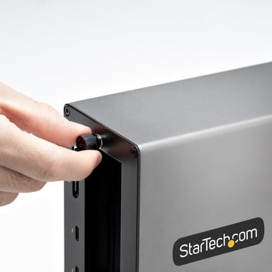 StarTech.com Involucro PCIe Thunderbolt 3, chassis di espansione PCIe TB3 con 2 slot PCI Express per notebook/desktop/pc All-in-One, uscita 8K/4K tramite porte TB3/DP 1.4, involucro esterno x2 slot PCIe