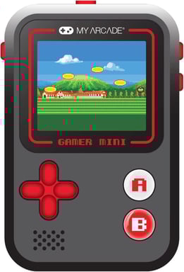 My Arcade - Console tascabile Gamer mini classic - Rosso/nero