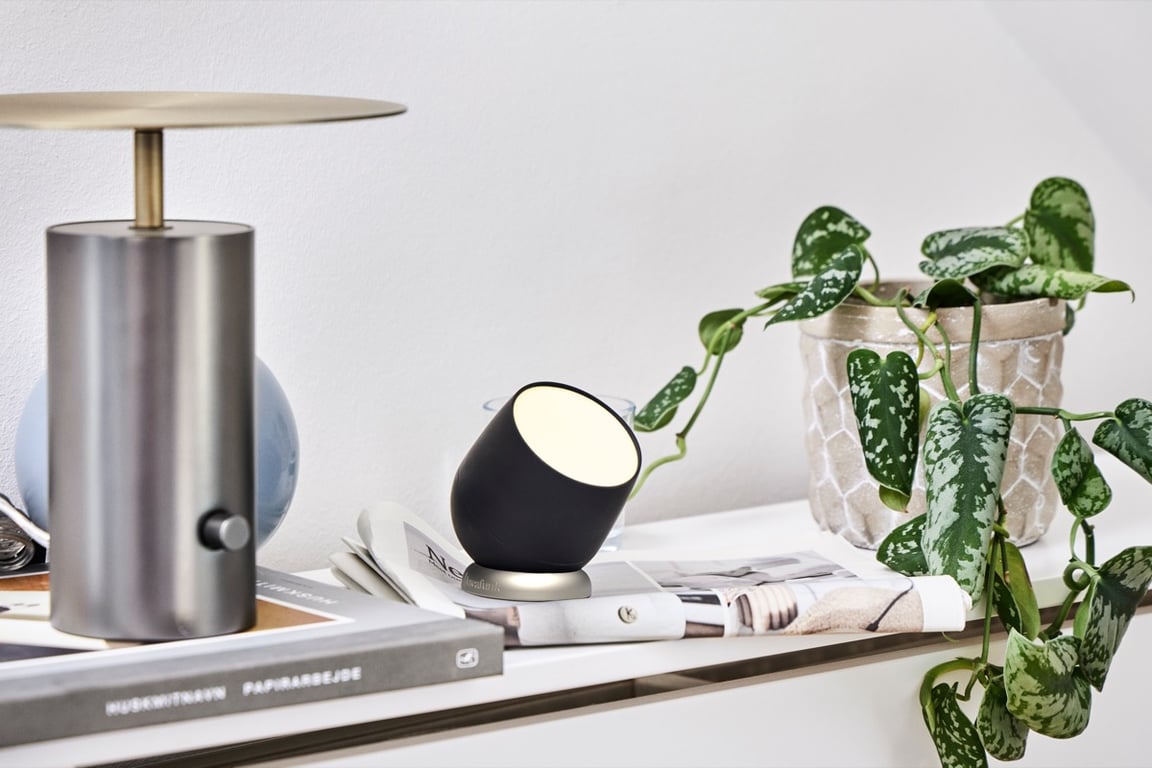 KREAFUNK Beam Lampe sans fil LED – Dimmable 3 couleurs de lumière 30h autonomie Design compact Recharge USB C Neuf - vue 3