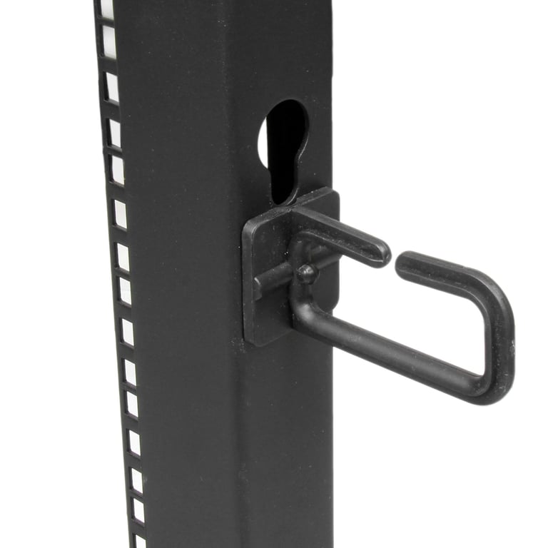 StarTech.com Rack Serveur Mobile 12U 4 Poteaux Rack Réseau 19 4 Poteaux avec Roulettes Rack Roulant avec Profondeur Ajustable pour PCAVDonnéesInformatique Roulettes Pieds de nivellement ou Fixation au Sol Neuf - vue 3