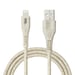 WE Biosourced Cable USB A a Lightning 2.4A, certificado MFi - Cable y embalaje fabricados con productos ecológicos - Longitud 1 Metro