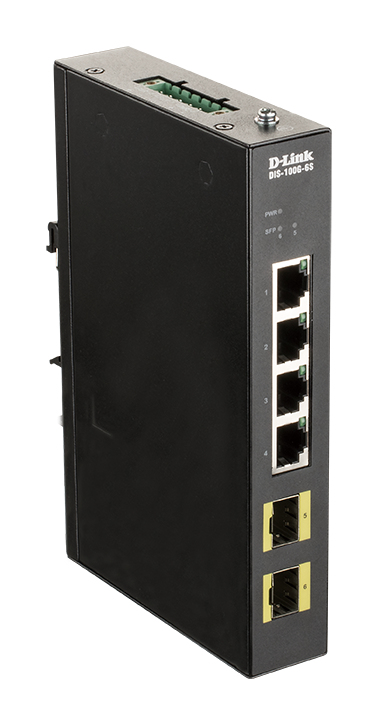 D Link 4 PORT GB INDUSTRIAL SWITCH - vue 2