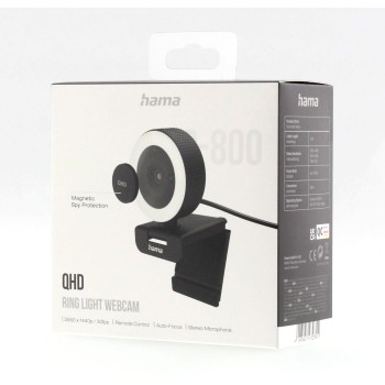 Hama C-800 Pro webcam 4 MP 2560 x 1440 pixels USB 2.0 Noir