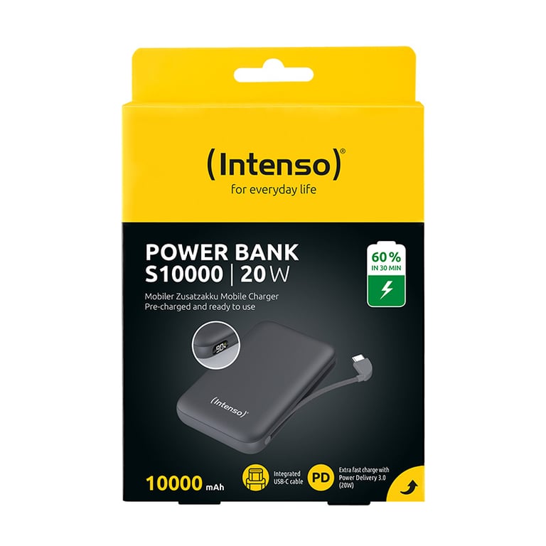 Intenso S10000 Lithium Polymère LiPo 10000 mAh Neuf - vue 2