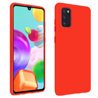 Coque pour Samsung Galaxy A41 Silicone Semi-rigide Finition Soft Touch Rouge