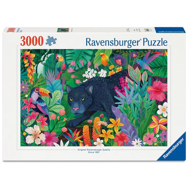 Ravensburger Puzzle Adulte 3000 pièces-Panthère dans la jungle-dès 14 ans-Puzzle de qualité supérieure fabriqué en Europe-12001748