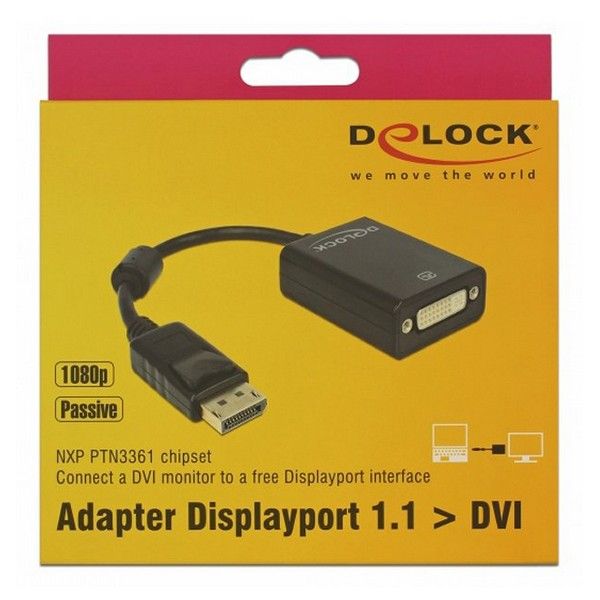 DeLOCK 61847 câble vidéo et adaptateur 0 125 DisplayPort DVI I Neuf - vue 3
