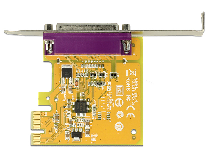 DeLock Carte Contrôleur PCI Express vers 1 port parallèle - vue 3