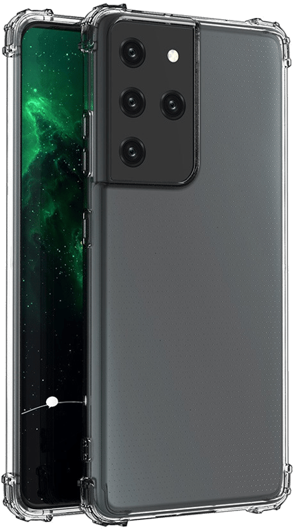 Coque Silicone Anti-Chocs pour SAMSUNG Galaxy S21 Ultra Transparente Protection Gel Souple