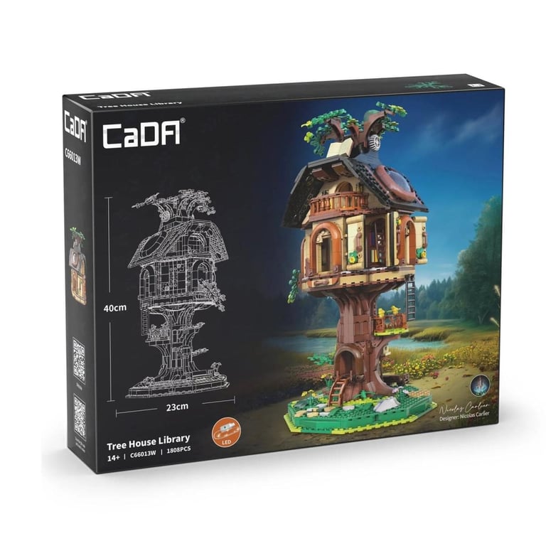 CADA - Batiments - L'arbre librairie - 1808pcs - Neuf