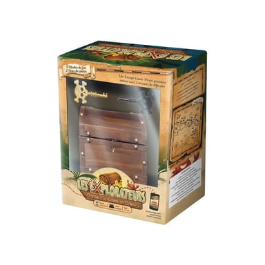 Jeu de société Topi Games Les explorateurs Partez à la chasse au trésor Escape Game Pirates Marron