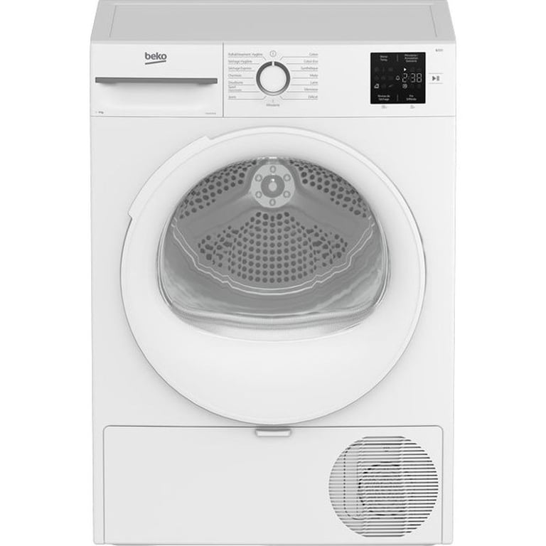 Sèche linge pompe à chaleur BEKO D3H19C01W 9 kg Inverter L60cm Classe C - vue 3