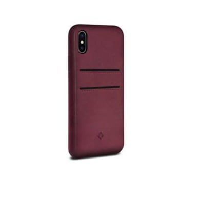 Twelve south Funda de piel relajada para iPhone X/XS Marsala Rojo burdeos