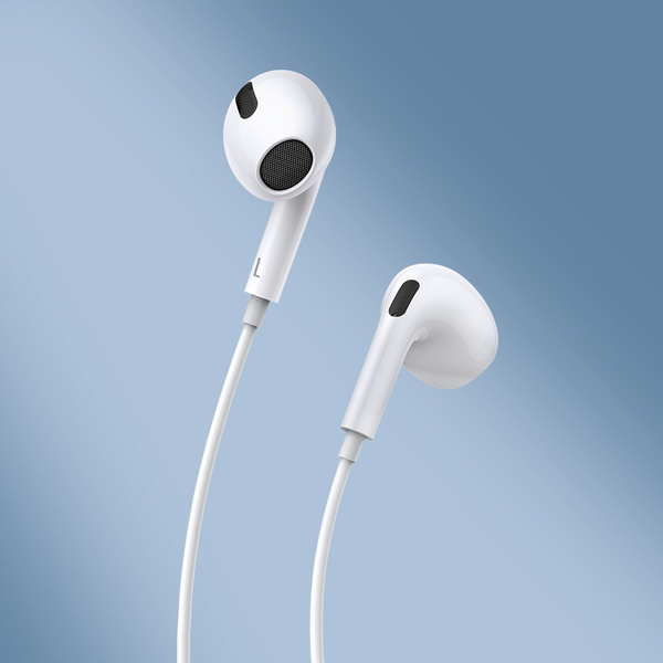 Casque Avec Fil Baseus C17 – Écouteurs Intra-Auriculaires, USB Type-C, Blanc - vue 2