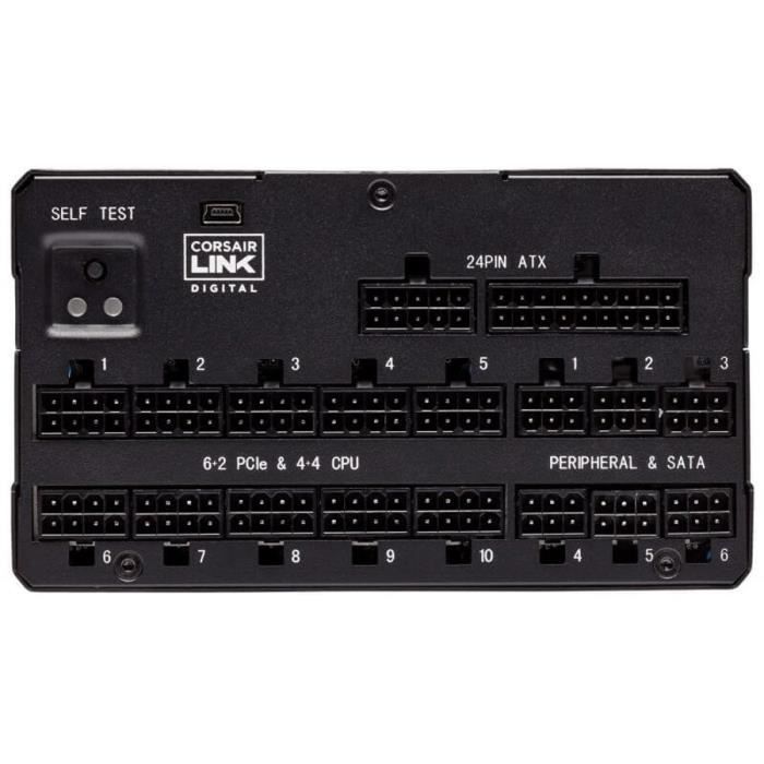 Corsair AX1600i 80PLUS - vue 3