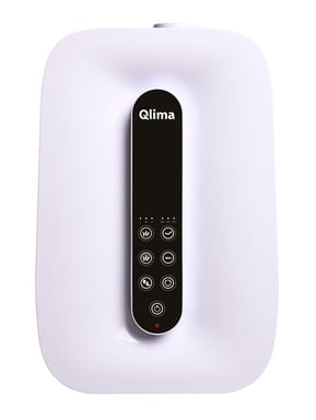 Qlima H609 humidificateur Ultrasonic 7,5 L Noir, Bleu, Blanc - Neuf