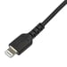 StarTech.com Câble USB-C vers Lightning Noir Robuste 2m - Câble de Charge/Synchronistation USB Type C vers Lightning Fibre Aramide - iPad/iPhone 12 Certifié Apple MFi