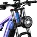 Bicicleta de montaña eléctrica DUOTTS E26 de 26 pulgadas con neumáticos anchos, motor de 750 W, batería de 48 V y 20 Ah-Azul y morado