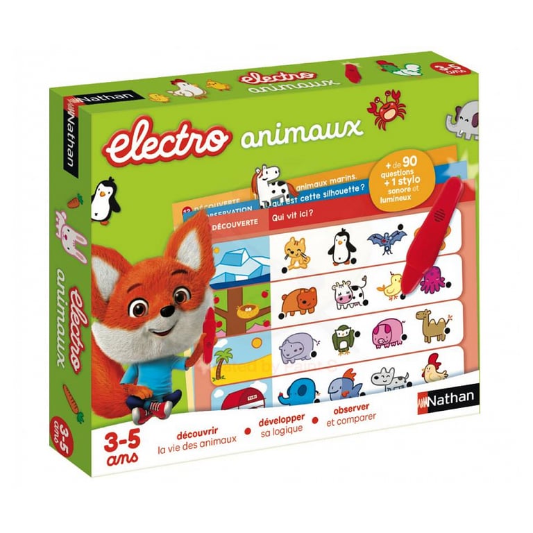 Nathan Jeu éducatif électronique Electro Animaux - vue 2