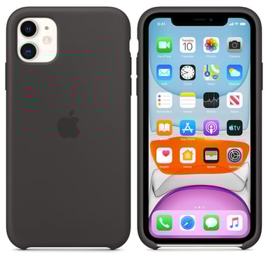 Apple MWVU2ZM/A coque de protection pour téléphones portables 15,5 cm (6.1'') Housse Noir Apple (brand) iPhone 11