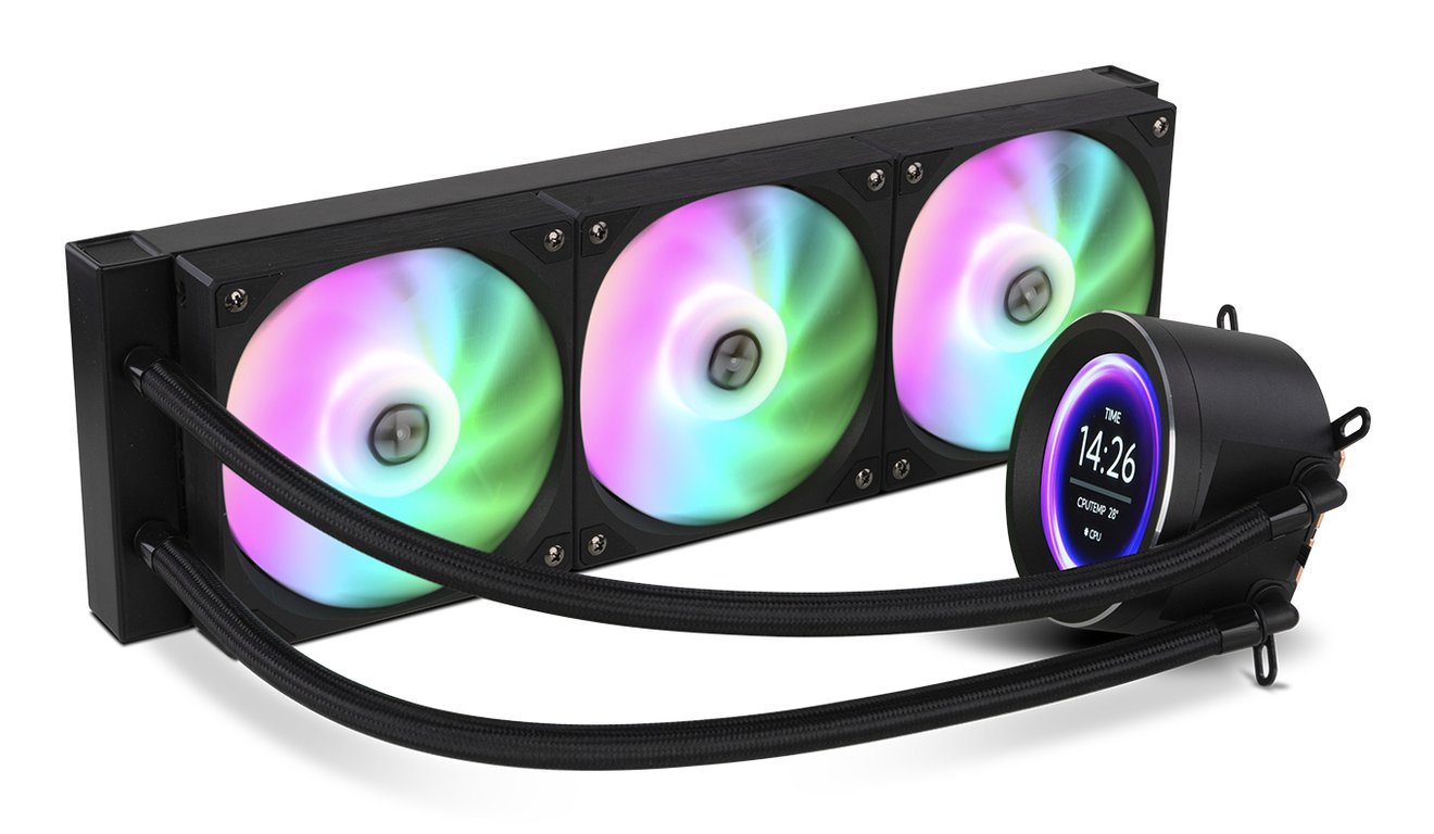 NOX Hummer X 360 LCD Processeur Refroidisseur d'air 12 cm 1 pièce Neuf - vue 4