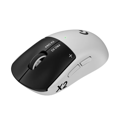 PRO X2 Superstrike - Souris gaming sans fil Logitech G PRO, Blanc/Noir