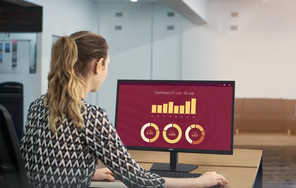 DELL E Series E2725H écran plat de PC 68,6 cm (27'') 1920 x 1080 pixels Full HD LED Noir