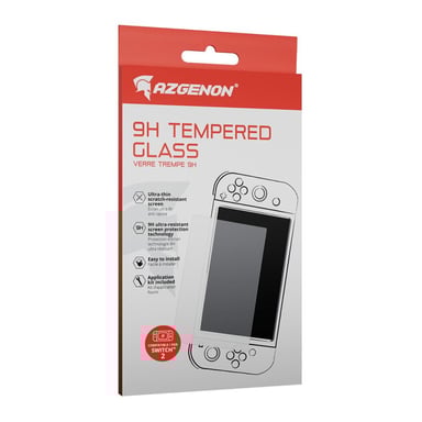 Protection écran 9H Azgenon Transparent pour Nintendo Switch 2 avec Garantie 2 Ans