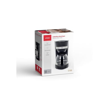 Livoo DOD200N machine à café Semi-automatique Machine à café filtre 1,25 L