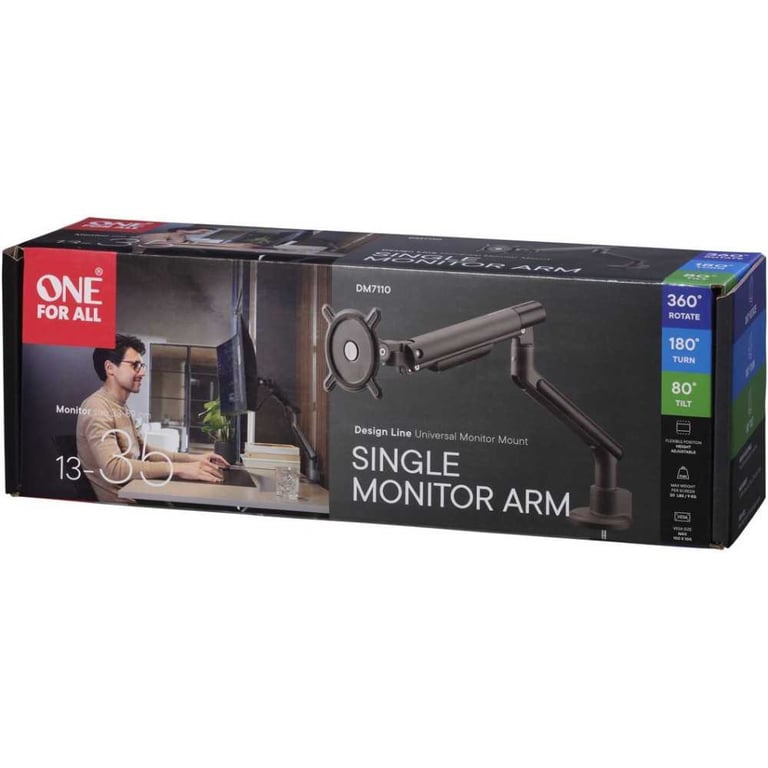 Support universel One for all DM7120 Design Line Simple bras pour moniteur de bureau - vue 9