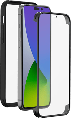 Coque 360° iPhone 14 Pro 360° Protection Intégrale Noire Bigben