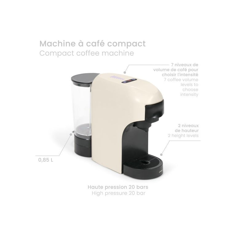 Machine À Café Multi-Capsules LIVOO DOD217C – 4 En 1, 0,85 L, 1400 W - vue 4