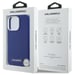 Custodia Karl Lagerfeld per iPhone 16 Pro Max 6,9'' blu Custodia rigida FW Metal Plate MagSafe