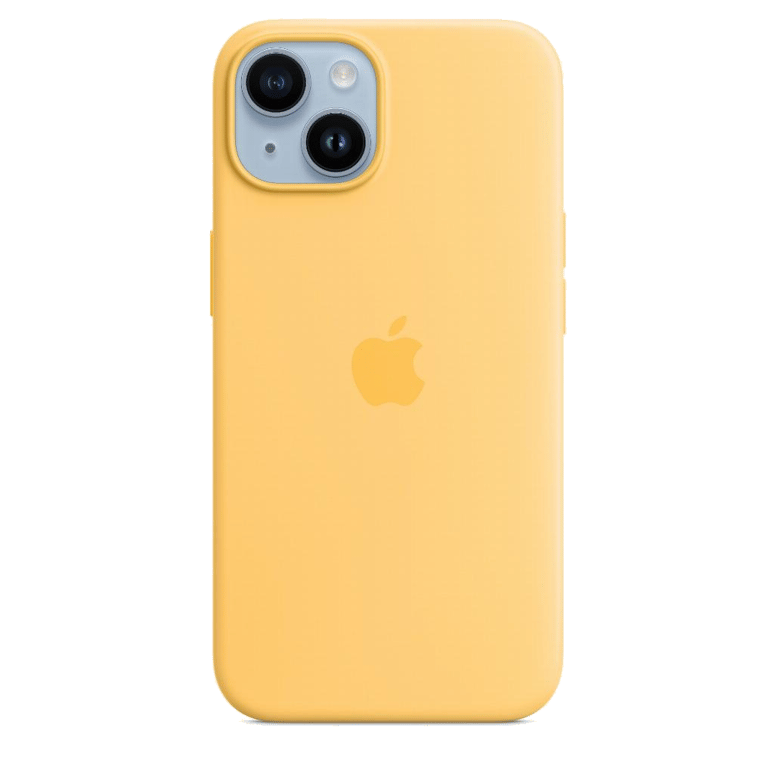Apple MPT23ZM/A coque de protection pour téléphones portables 15,5 cm (6.1 ) Housse Jaune