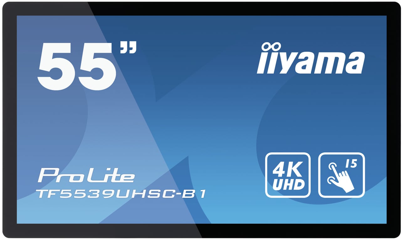 iiyama ProLite TF5539UHSC B1AG écran plat de PC 139 7 cm 55 3840 x 2160 pixels 4K Ultra HD LED Écran tactile utilisateur Neuf - vue 1
