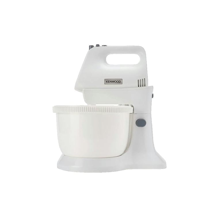 KENWOOD HMP32.A0WH Batteur électrique Chefette Bol rotatif 5 vitesses + fonction turbo Fouets et pétrins acier inoxydable