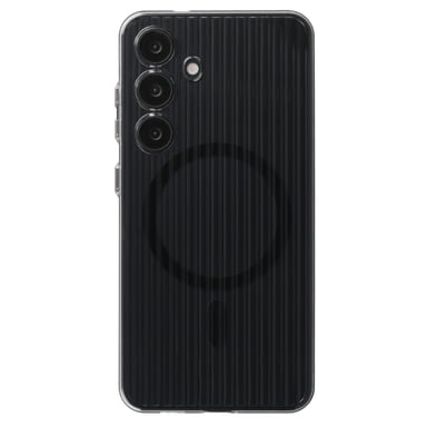 Accezz Coque arrière Lite avec MagSafe | Fluted | pour Samsung Galaxy S24 - Glossy Black