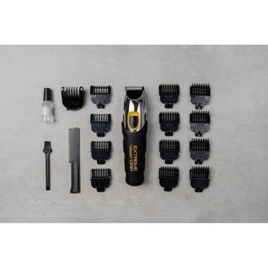 Wahl Extreme Grip Recortadora de Barba Negra/Acero Inoxidable