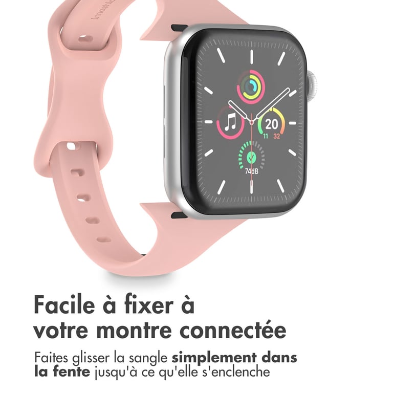 imoshion Bracelet en silicone fin pour 'Apple Watch Series 1 9 / SE 384041 mm | Series 10 42 mm Neuf - vue 8
