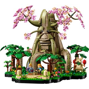 LEGO The Legend of Zelda 77092 Great Deku Tree 2-in-1 Albero di Deku con 4 minifigure Modello da costruire e esporre Verde