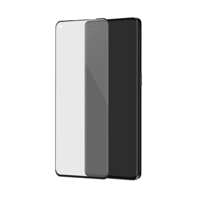 Protection d'écran en verre trempé Bord à Bord Incurvé pour OPPO Find X3 Neo, Noir