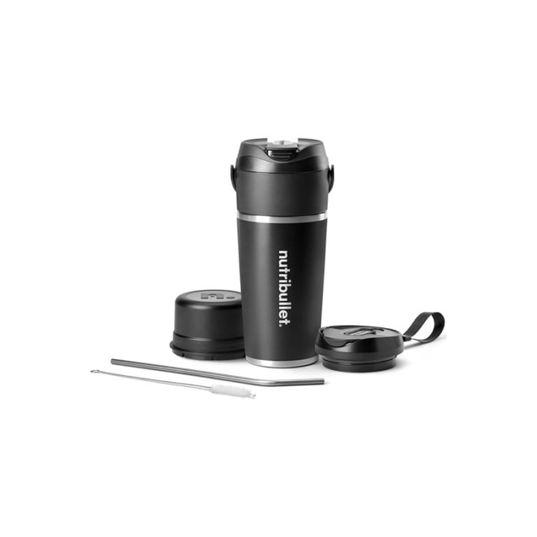 nutribullet Flip NBP016B Blender Portable Blender Nomade Gobelet Isotherme 590ml Maintient au Frais jusqu'à 24 Heures Moteur 11v pour Mixer Même la Glace Chargeur USB C Mixez et Buvez - vue 3