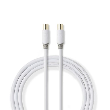 Nedis CSBW40015WT20 cable coaxial Blanco
