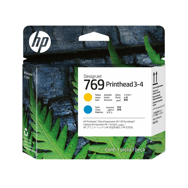 Cartouche d'encre originale HP 7K5U6A Jaune Cyan - vue 2