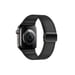 Cinturino Premium in pelle per Apple Watch con fibbia magnetica Black L