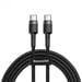 Baseus Cafule cable USB 2 m USB C Negro, Gris