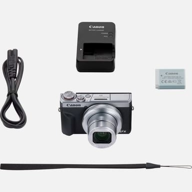 Canon PowerShot G7 X Mark III Appareil-photo compact 20,1 MP CMOS 5472 x 3648 pixels Noir, Argent